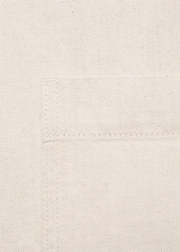 Linen-cotton blend shirt