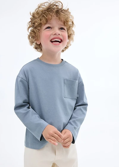 Pocket cotton T-shirt