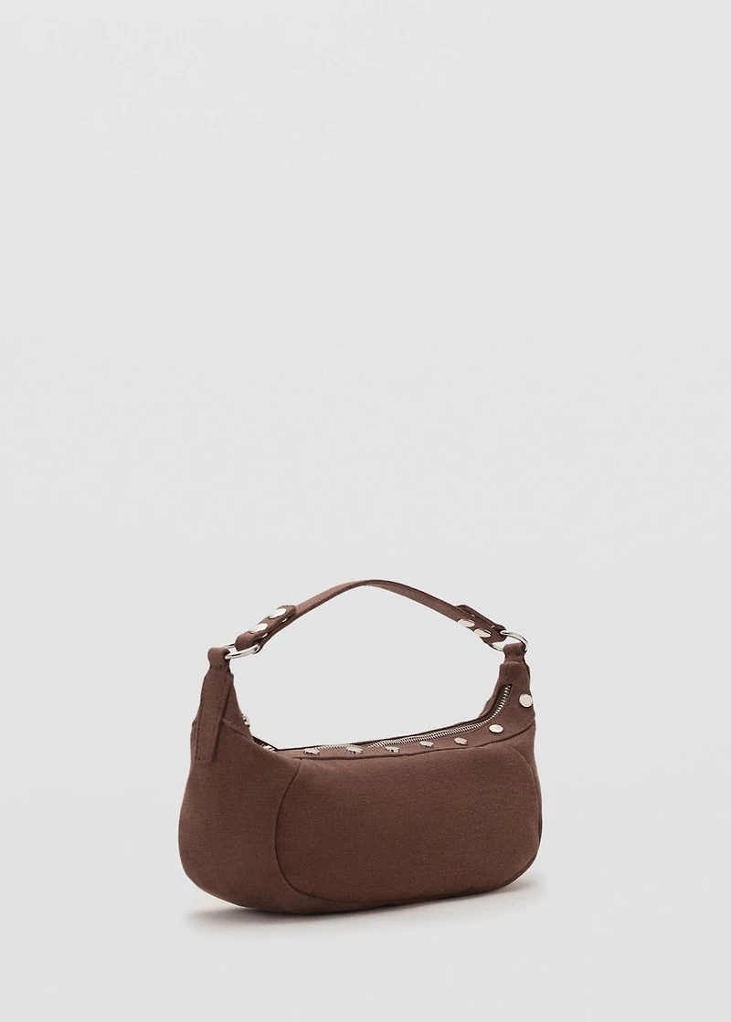 Studded shoulder bag