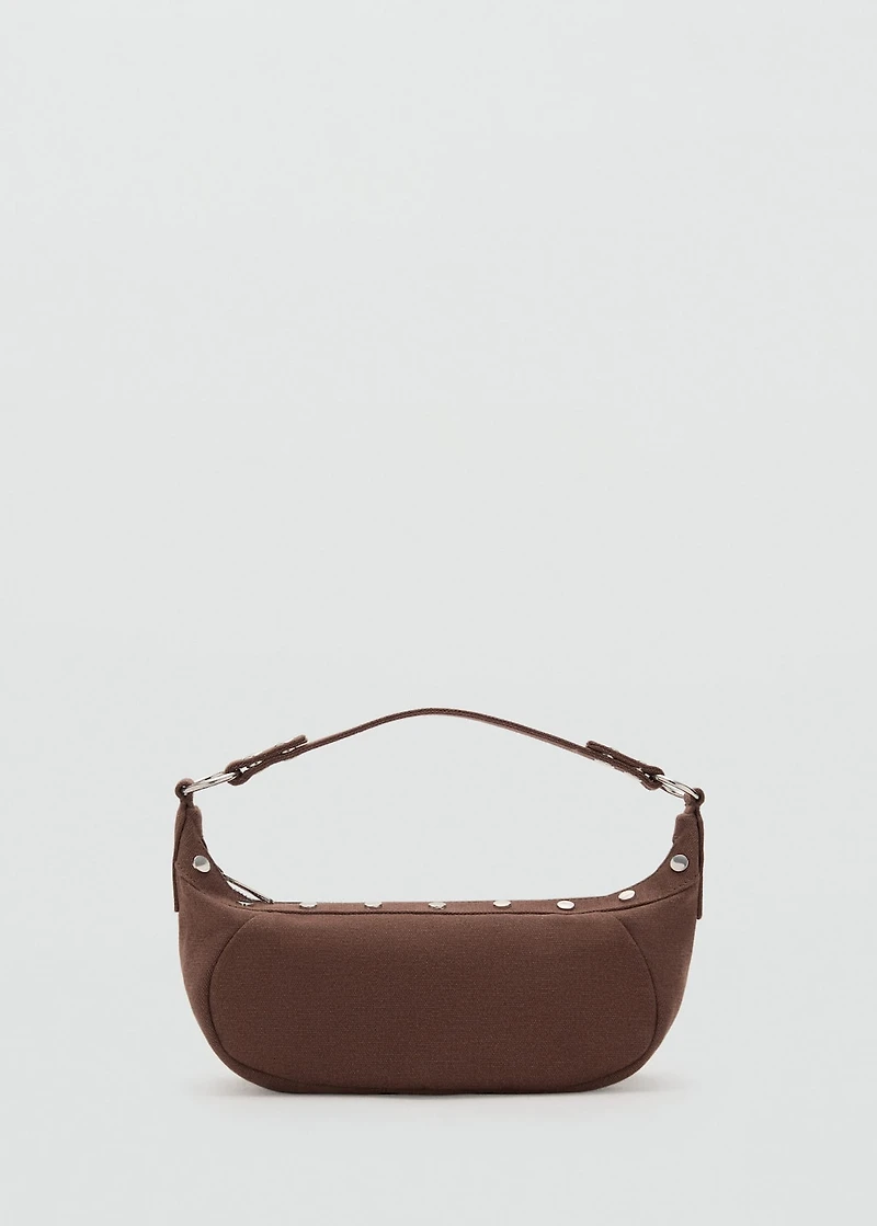 Studded shoulder bag