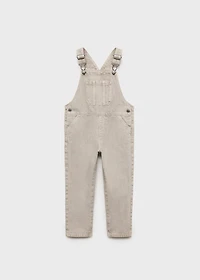 Long denim dungarees