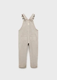 Long denim dungarees