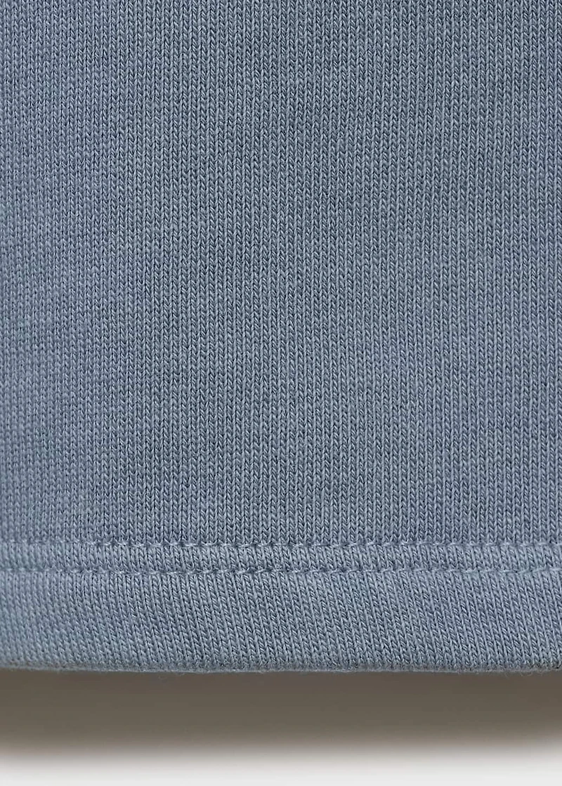 Polo-neck sweatshirt