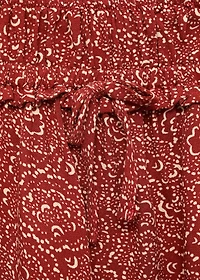 Printed short skirt
