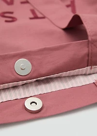 Embroidered tote bag