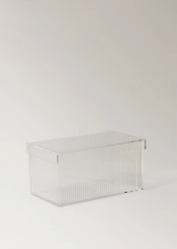 Medium transparent box