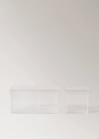 Medium transparent box