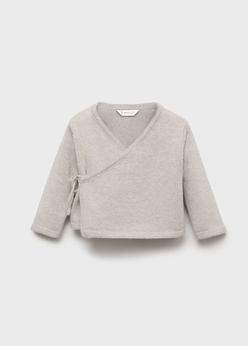 Knitted cotton sweater