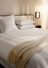 300-thread count cotton satin striped duvet cover for 135/140 cm bed