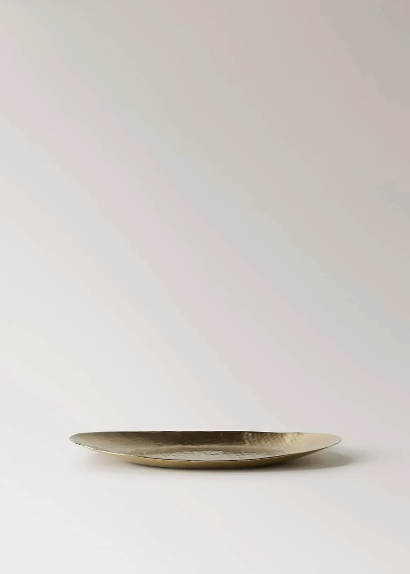 golden decorative tray