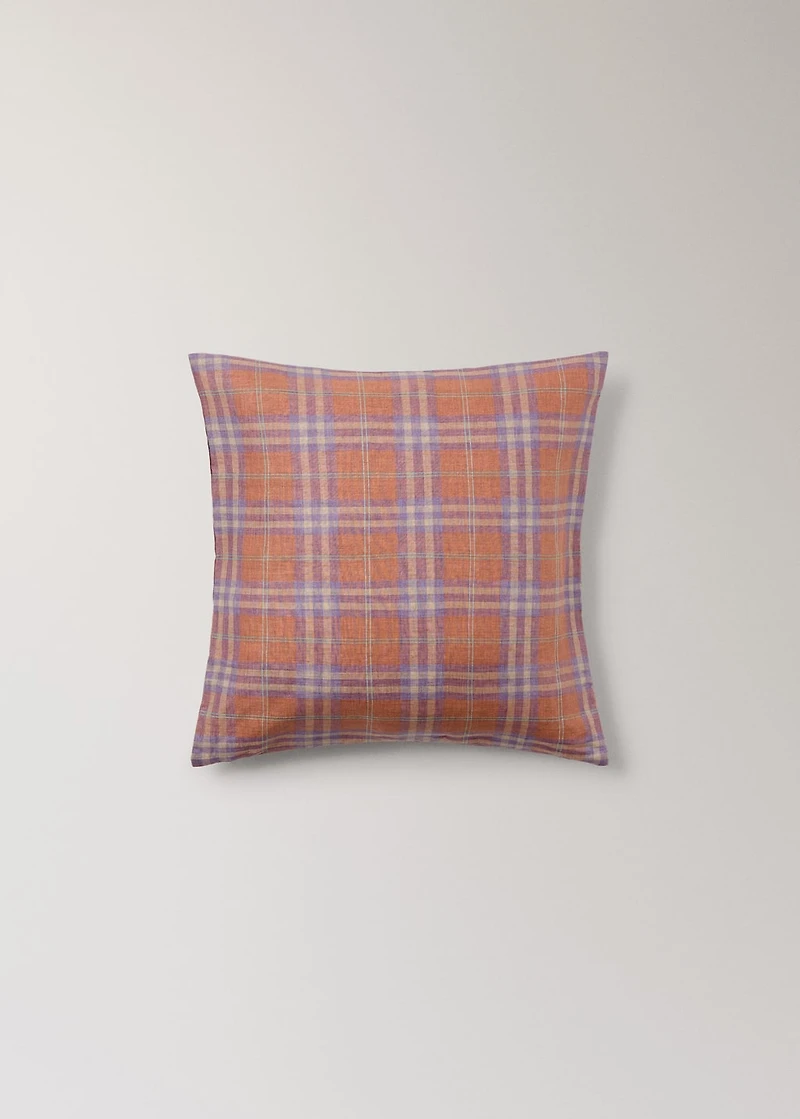 Multi-colored checked children's cushion cover 40x40 cm