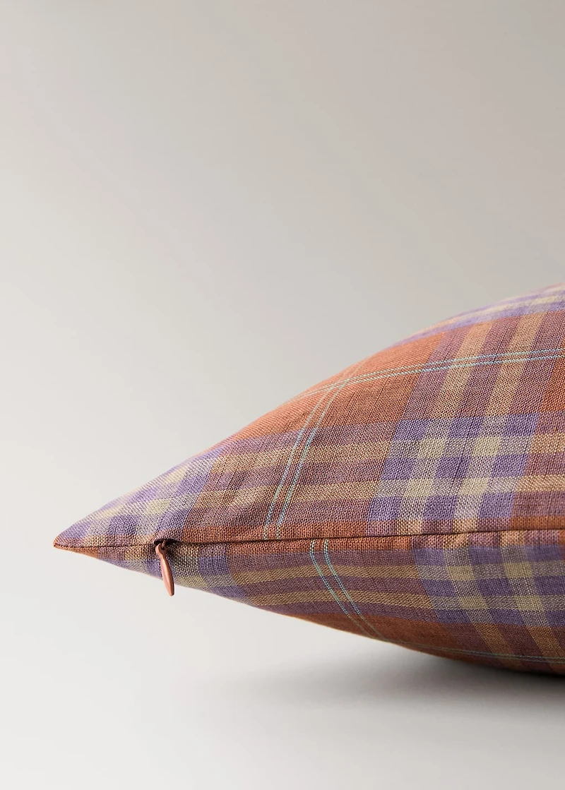 Multi-colored checked children's cushion cover 40x40 cm
