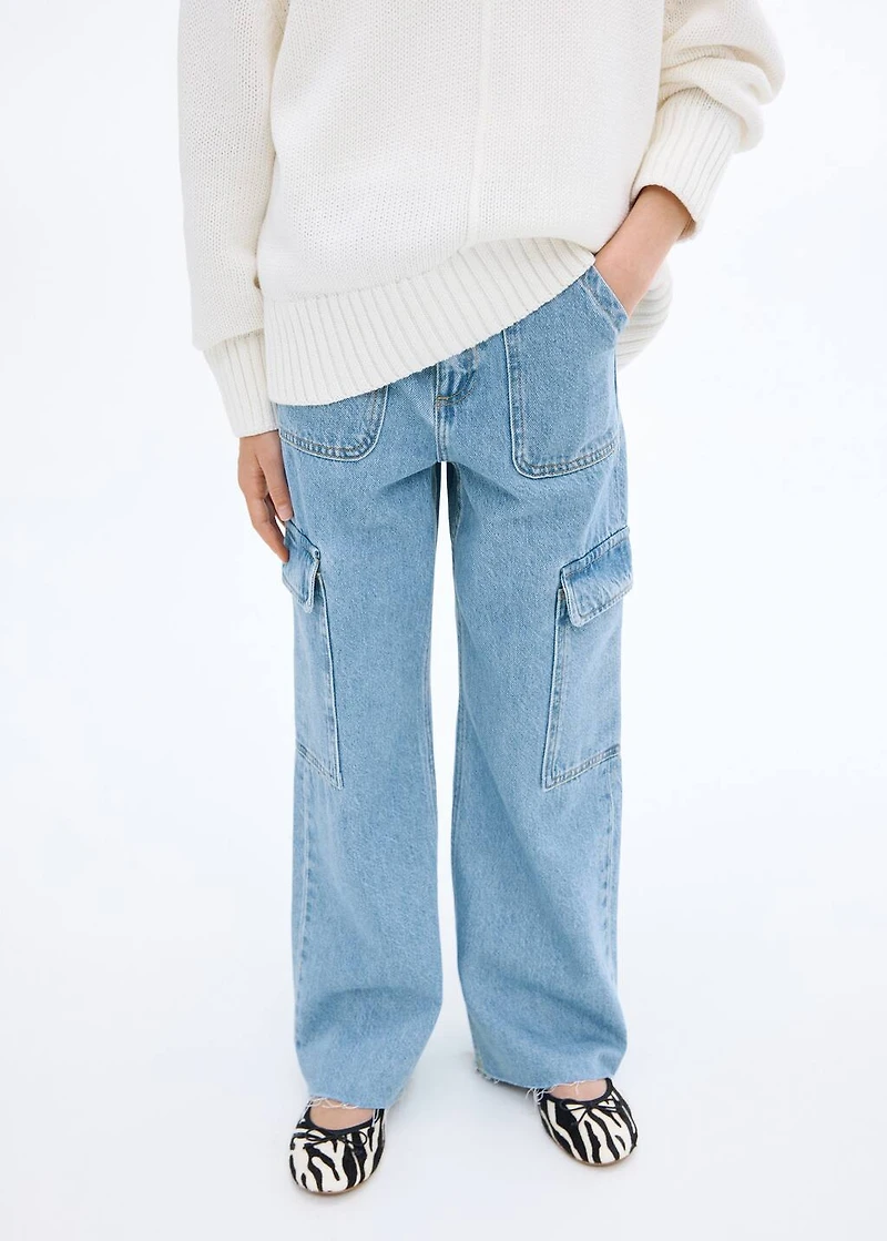 Straight-fit cargo jeans