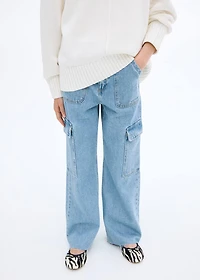 Straight-fit cargo jeans