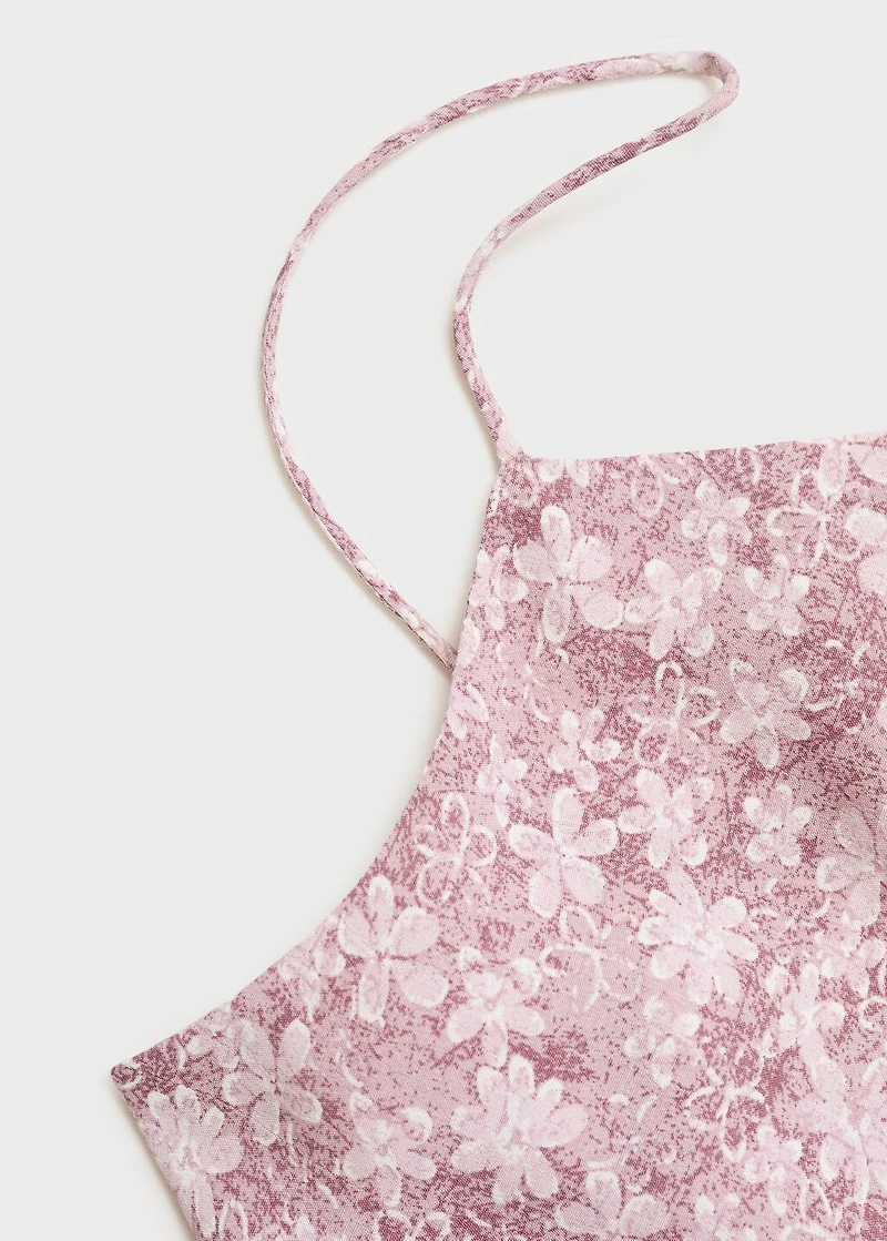 Long floral dress