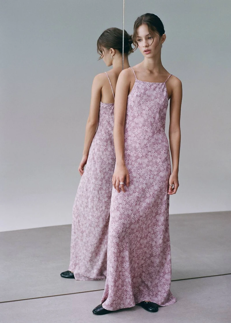 Long floral dress