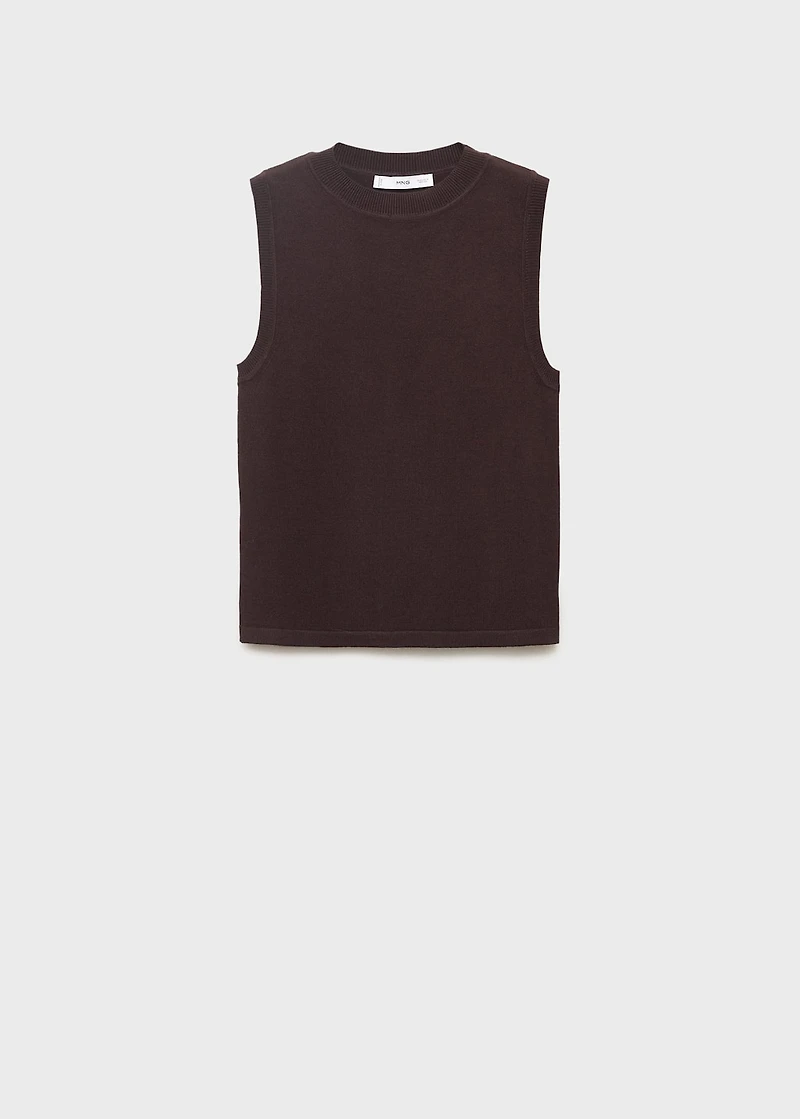 Fine-knit top