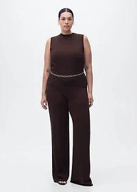 Fine-knit top