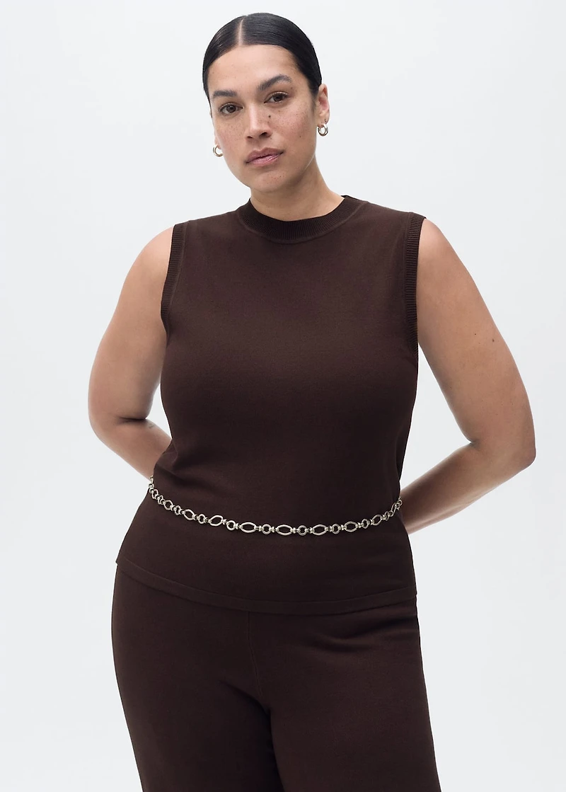 Fine-knit top