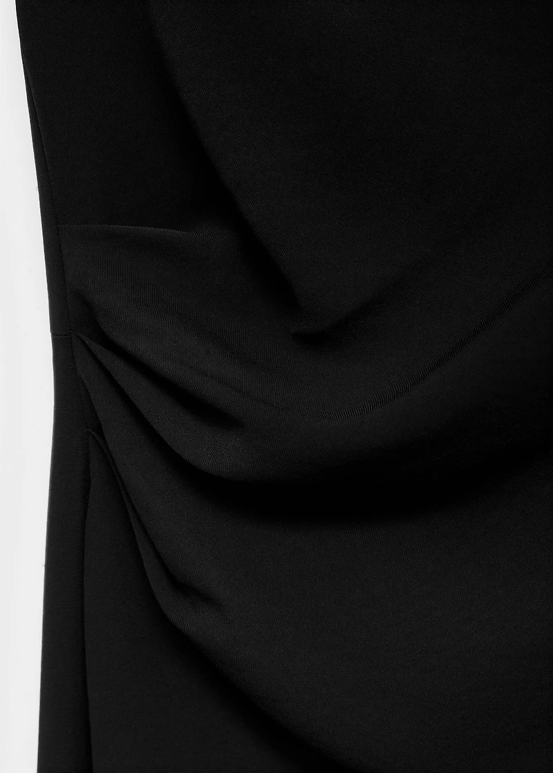 Ruched midi dress