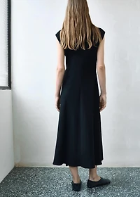 Ruched midi dress