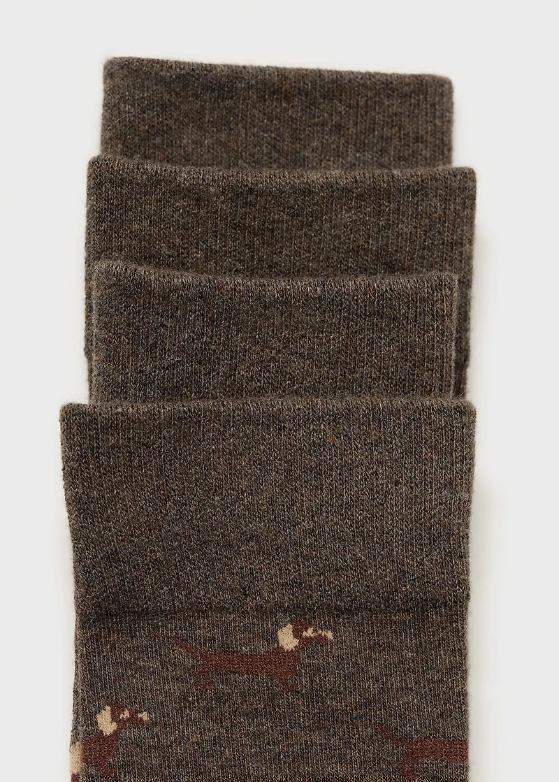 2 pack animal print socks