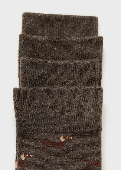 2 pack animal print socks