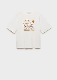 Short-sleeved printed t-shirt