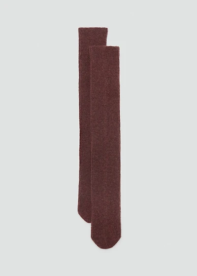Wool and cashmere socks