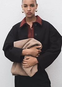 Cropped jacket with pockets
