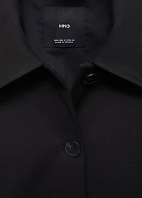 Cropped jacket with pockets