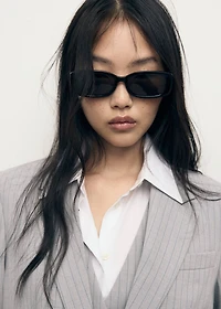 Pinstripe suit jacket