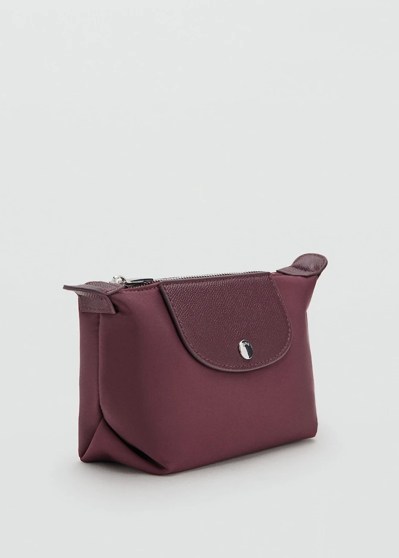 combined nylon toiletry bag