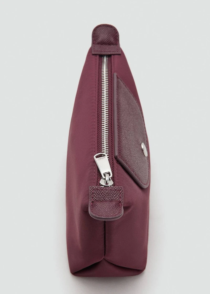 combined nylon toiletry bag