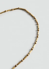 Skinny metal belt