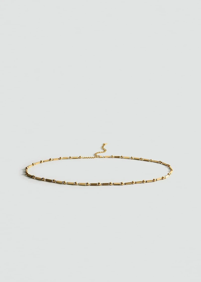 Skinny metal belt