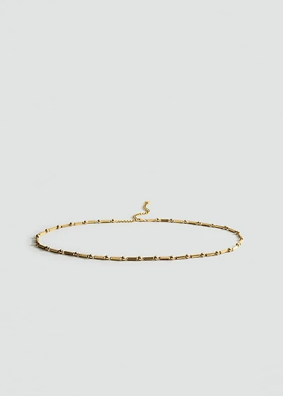 Skinny metal belt