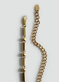 Skinny metal belt