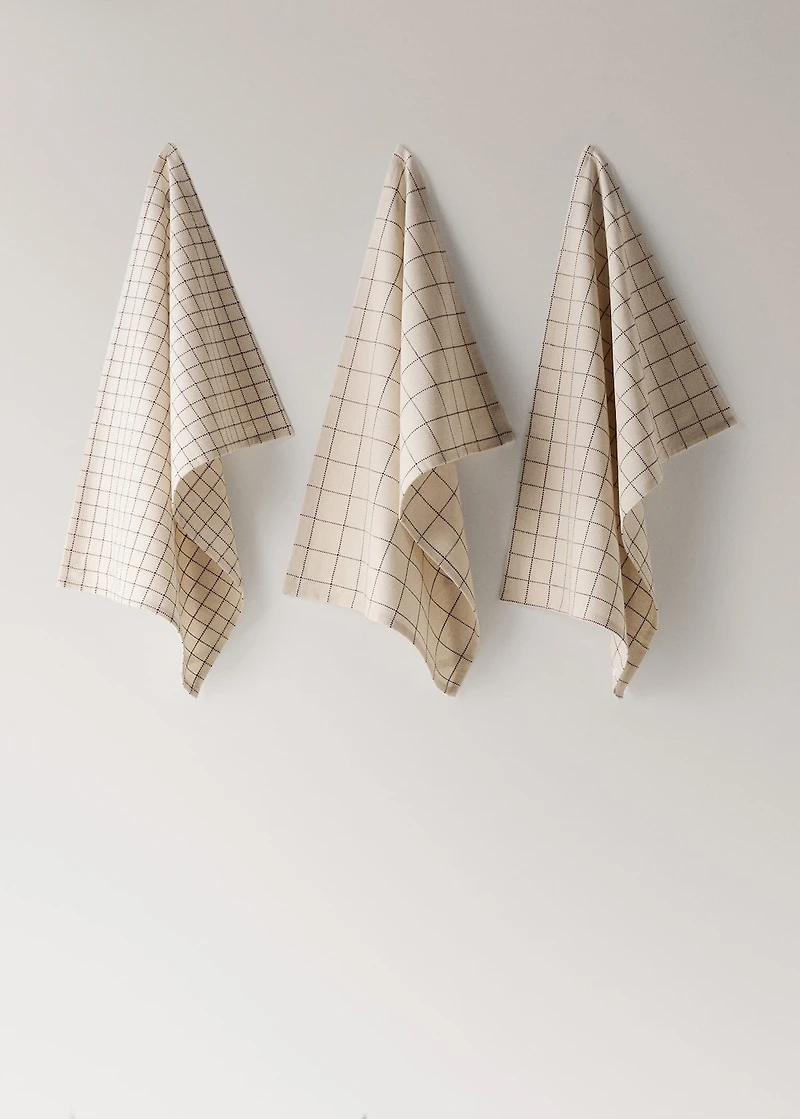 Cotton checked cloths