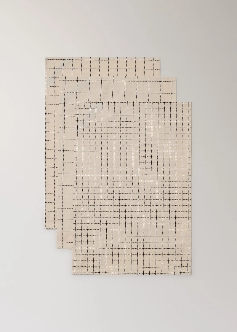Cotton checked cloths