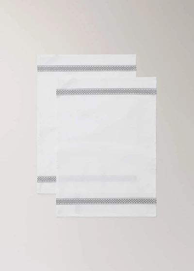 Cotton kitchen towel with details