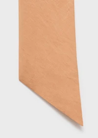 Asymmetrical foulard top