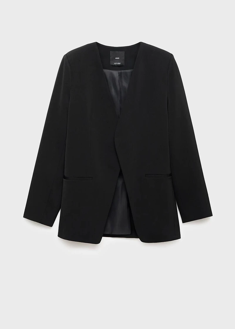 Double-breasted suit jacket