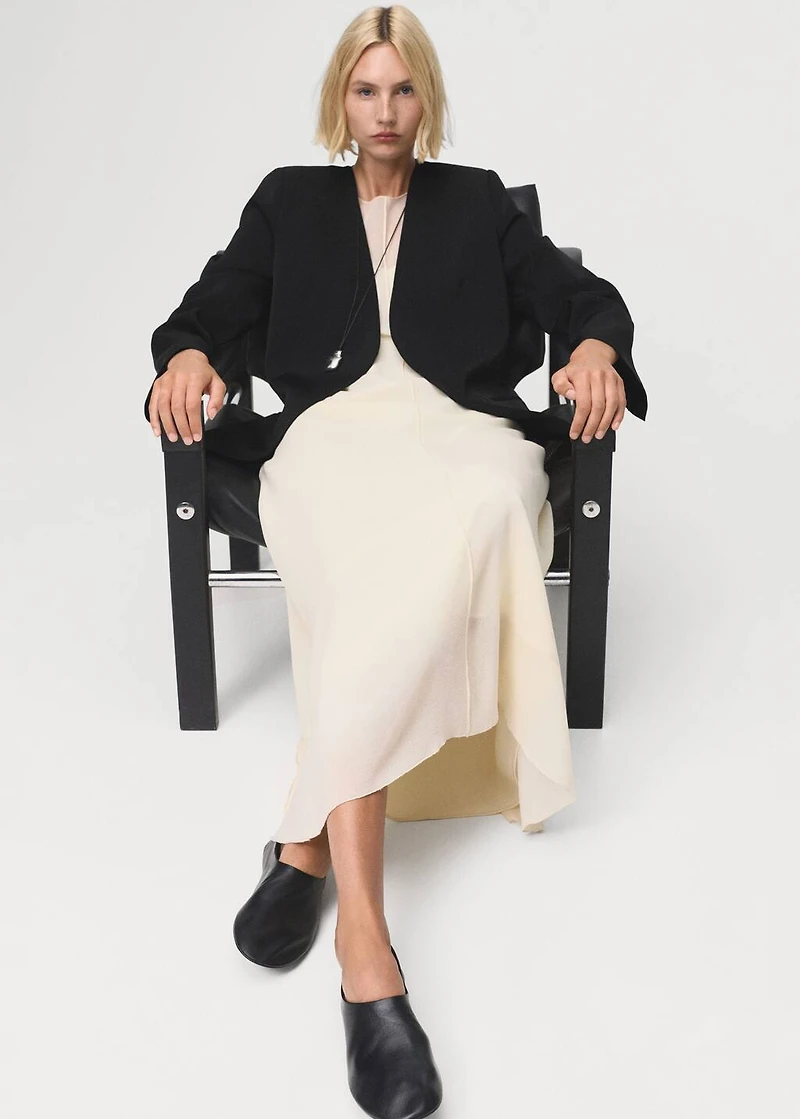 Double-breasted suit jacket