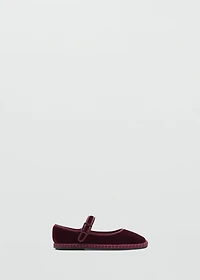 Velvet ballerinas
