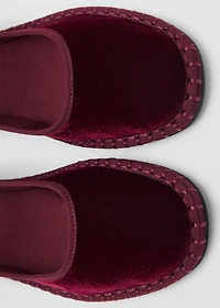 Velvet ballerinas