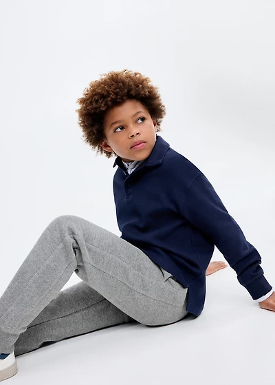 Pique jogger pants