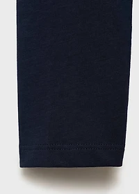Long sleeve cotton t-shirt