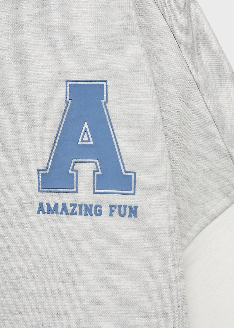 Perkins-neck sweatshirt