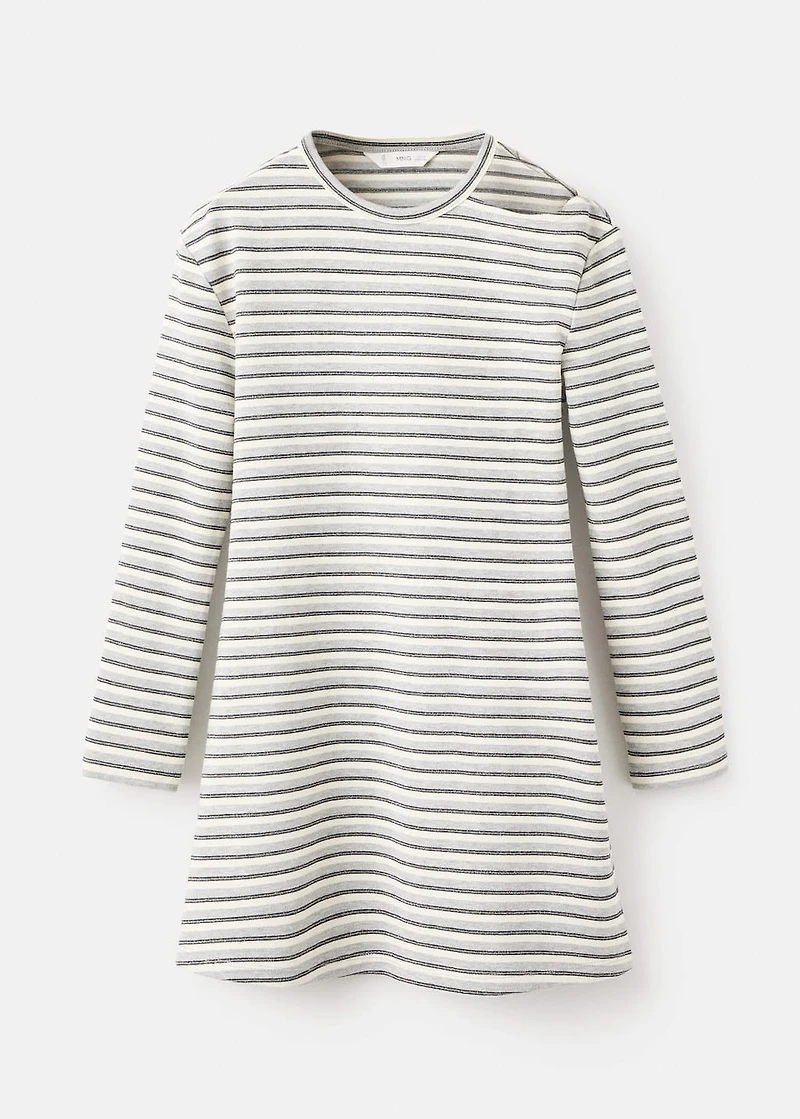 Lurex dress with cut-out